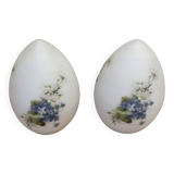 Pair of opaline lamps, 1950s design "Ben Swildens".