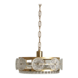 Scandinavian Crystal Ceiling Lamp from Orrefors, 1960s