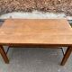 19th century solid oak farmhouse table, 140x80cm