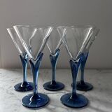 Service of 5 tulip cups