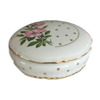 Antique limoges porcelain jewelry box