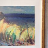 Arne Aspelin, Swedish Modern Painting, 1960s, Oil on Board.