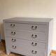 Antique blue commode