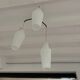 Suspension 3 globes en verre opalin