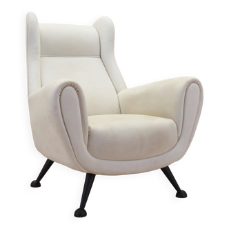 Fauteuil lounge, design italien, années 80, production : Italie