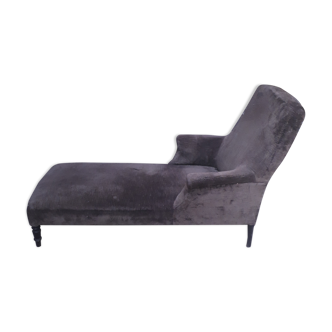 Napleon III lined long chair