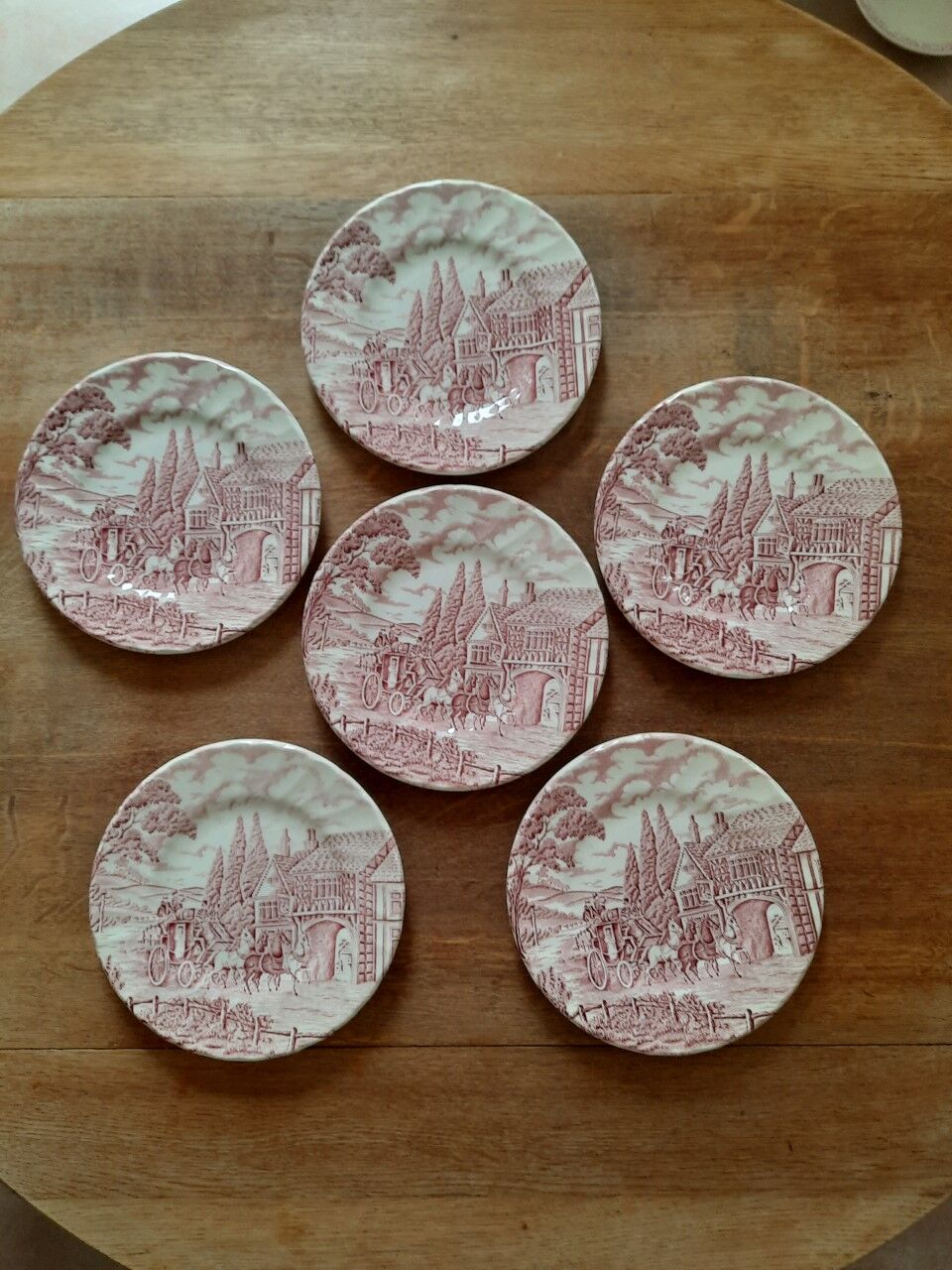 Antique dessert plates