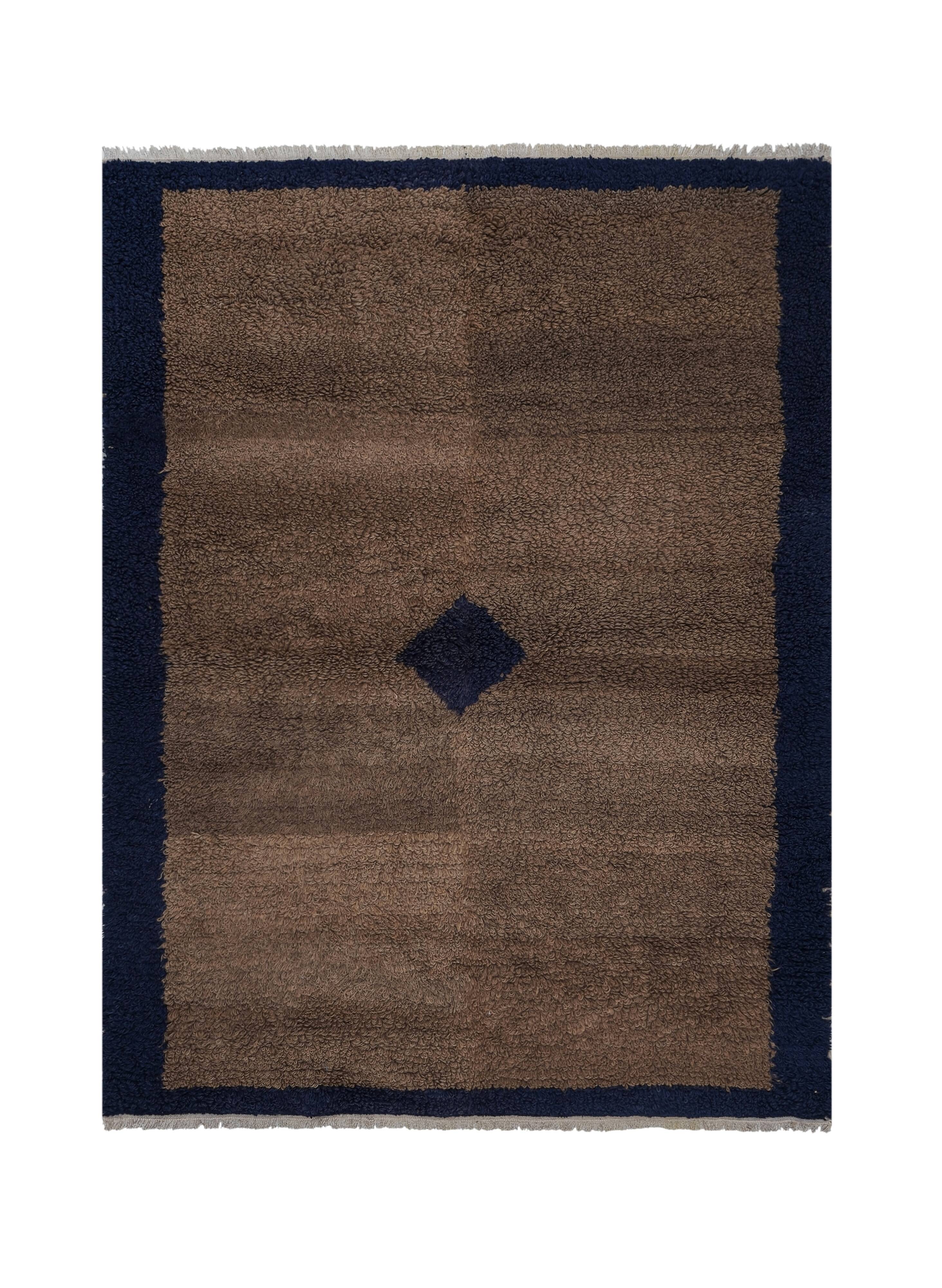 Vintage Turkish Oushak Rug Handwoven 149x203 cm