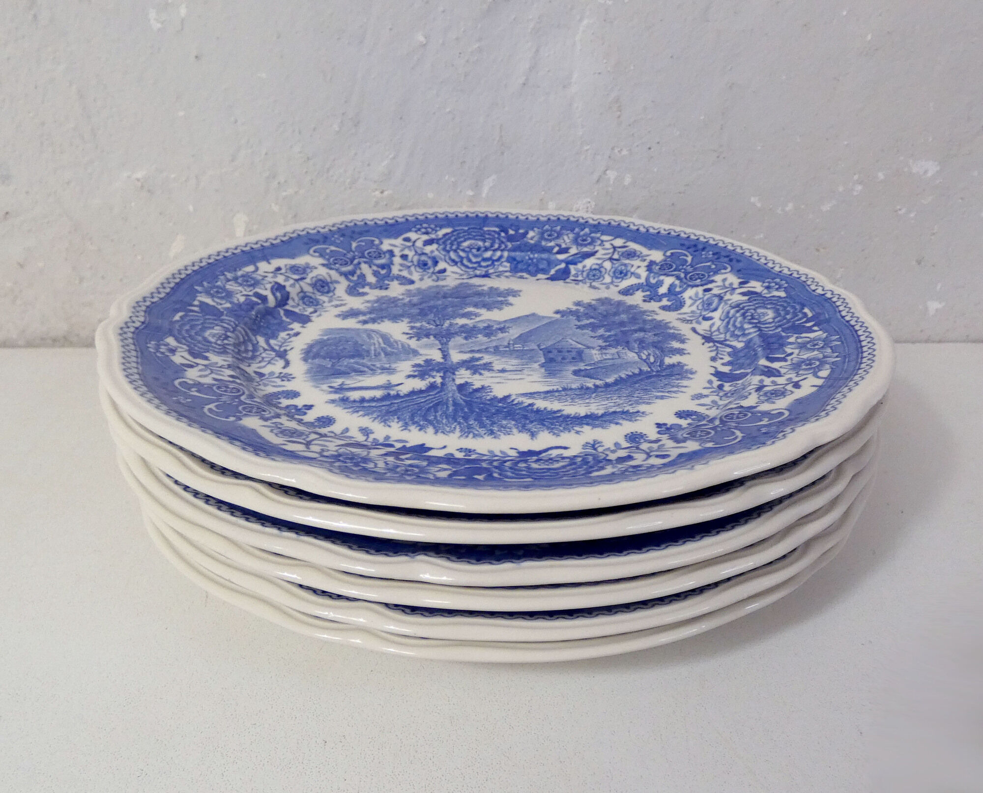 6 dessert plates Villeroy & Boch Germany Burgenland TBE