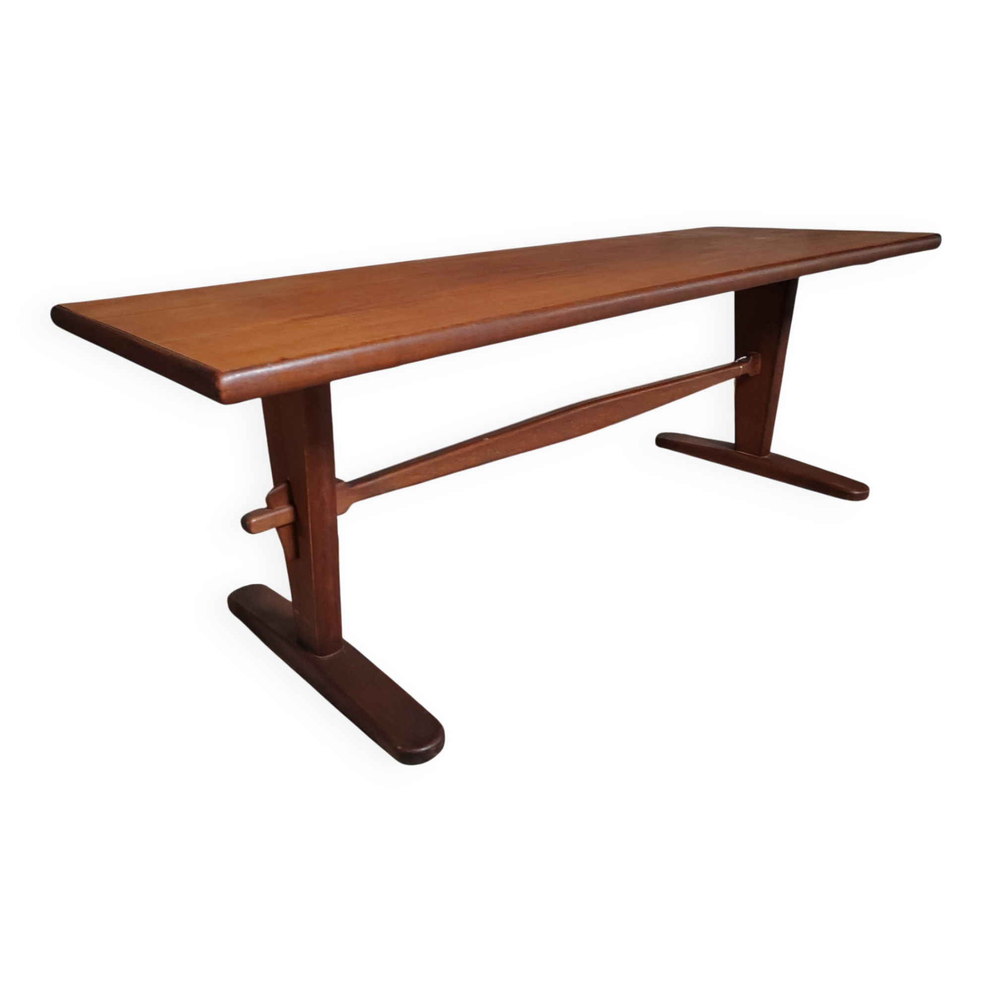Table basse teck scandinave