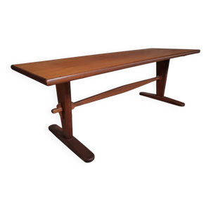 Table basse teck scandinave
