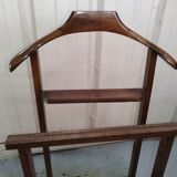 Wooden valet on wheels