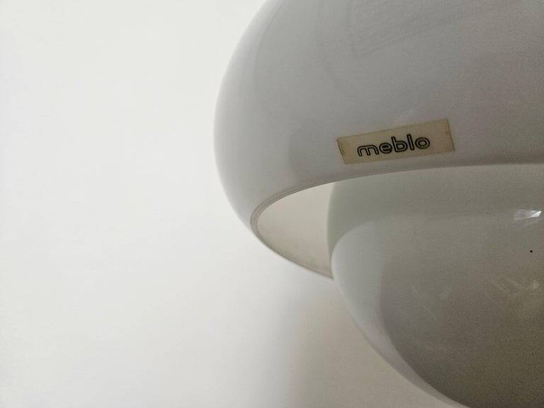 Rare Midcentury Pendant Meblo, Space Age, Harvey Guzzini, Italy, 1970s