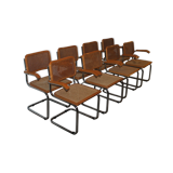 Lot 8 cesca B64 armchairs by Marcel Breuer