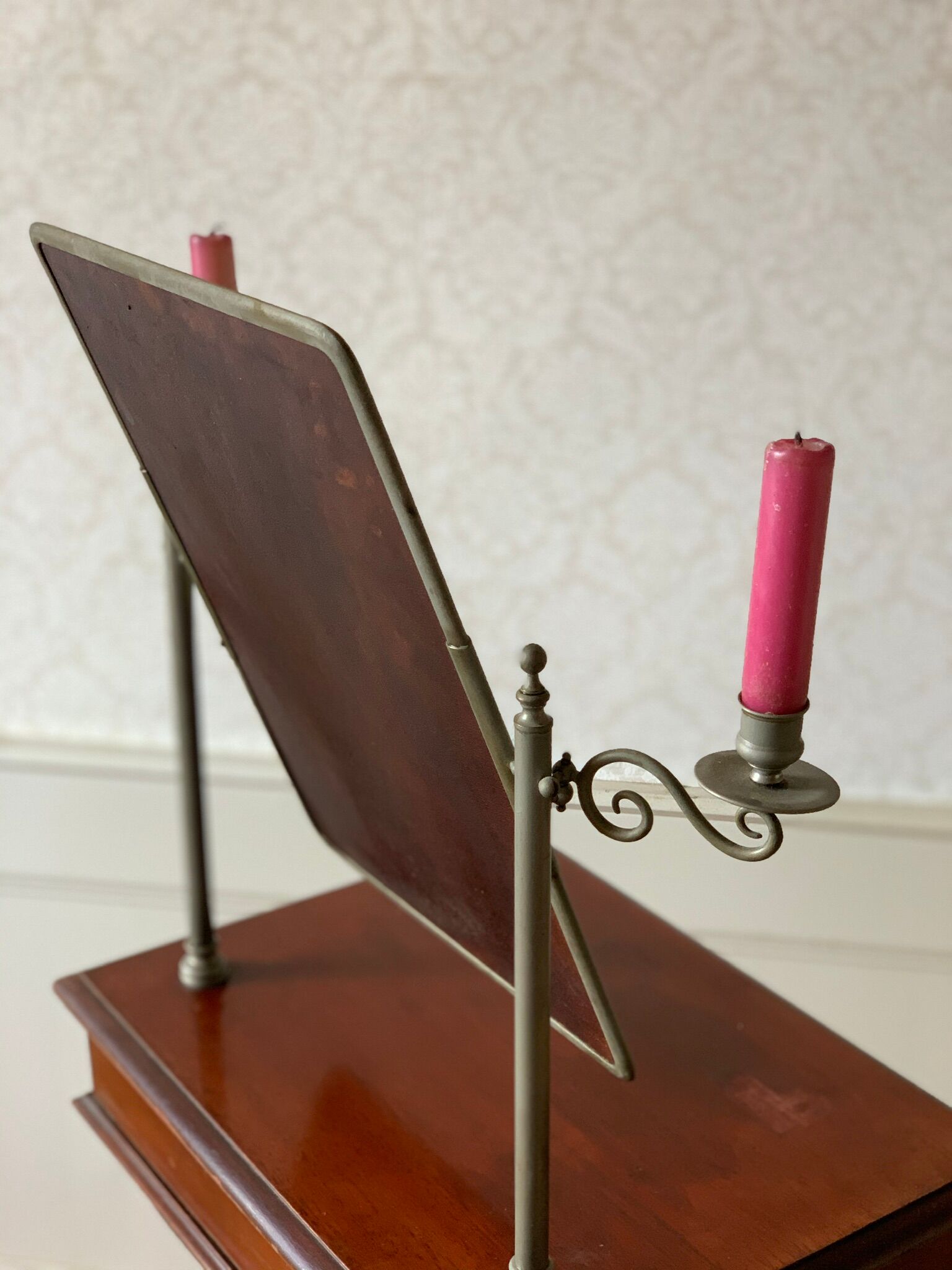 Small Ladies dressing table with candle holders