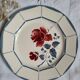 Old flat plates mismatched in earthenware