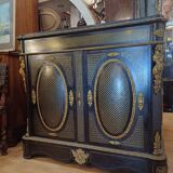 Sideboard, copper marquetry, Napoleon III period. 19th century