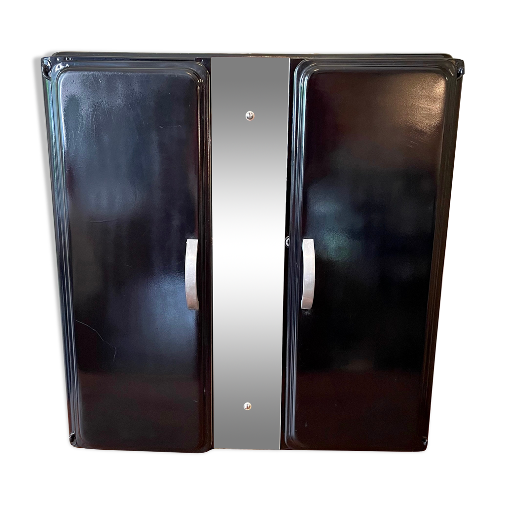 Armoire de toilette en métal peint Selency