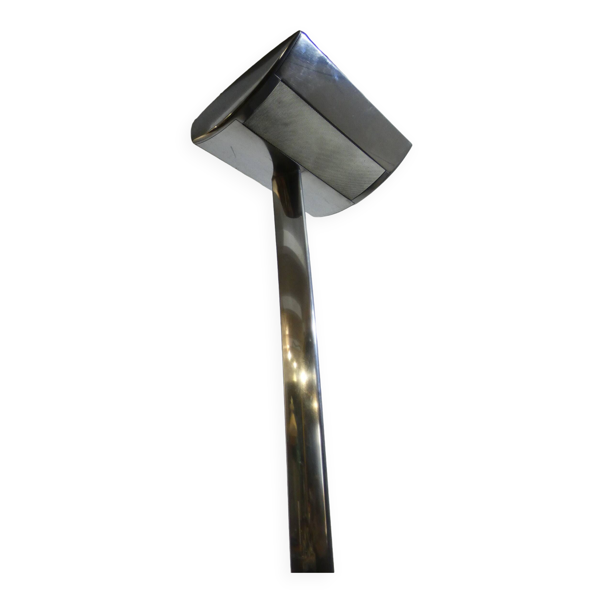 Lampadaire Moderniste en aluminium poli