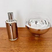 Set of 2 Large 1970s Modernist Flush Lamps by Motoko Ishii for Staff