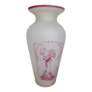 Grand vase art nouveau