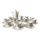 Bavaria porcelain coffee service with wheat decor