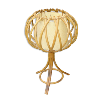 Rattan tripods lamp 1970