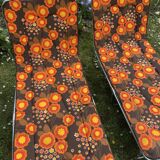 Pair of vintage sunbeds
