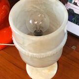 Magnificent vintage alabaster lamp from the 70s