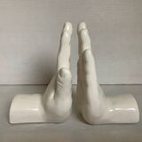 Pair of hand bookends