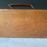 Petite valise de peintre en bois ancienne , mallette d'artiste, XIXème