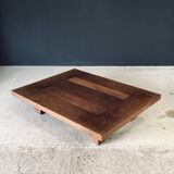 Postmodern Wengé Coffee Table, 1990s