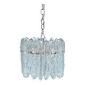 Suspension Vintage en Verre Orrefors, lampe Space Age de Fagerlund