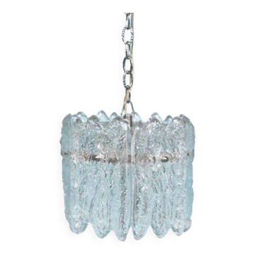 Suspension Vintage en Verre Orrefors, lampe Space Age de Fagerlund