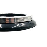 Sergio Asti, mod.4635 black ashtray / catchall, Kartell Italy 1967