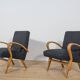 Mid Century Armchairs, Czechoslovakia, 1960s, Set of 2