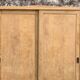 Parisian art deco wardrobe sliding doors solid raw oak