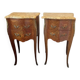 2 louis xv style bedside tables