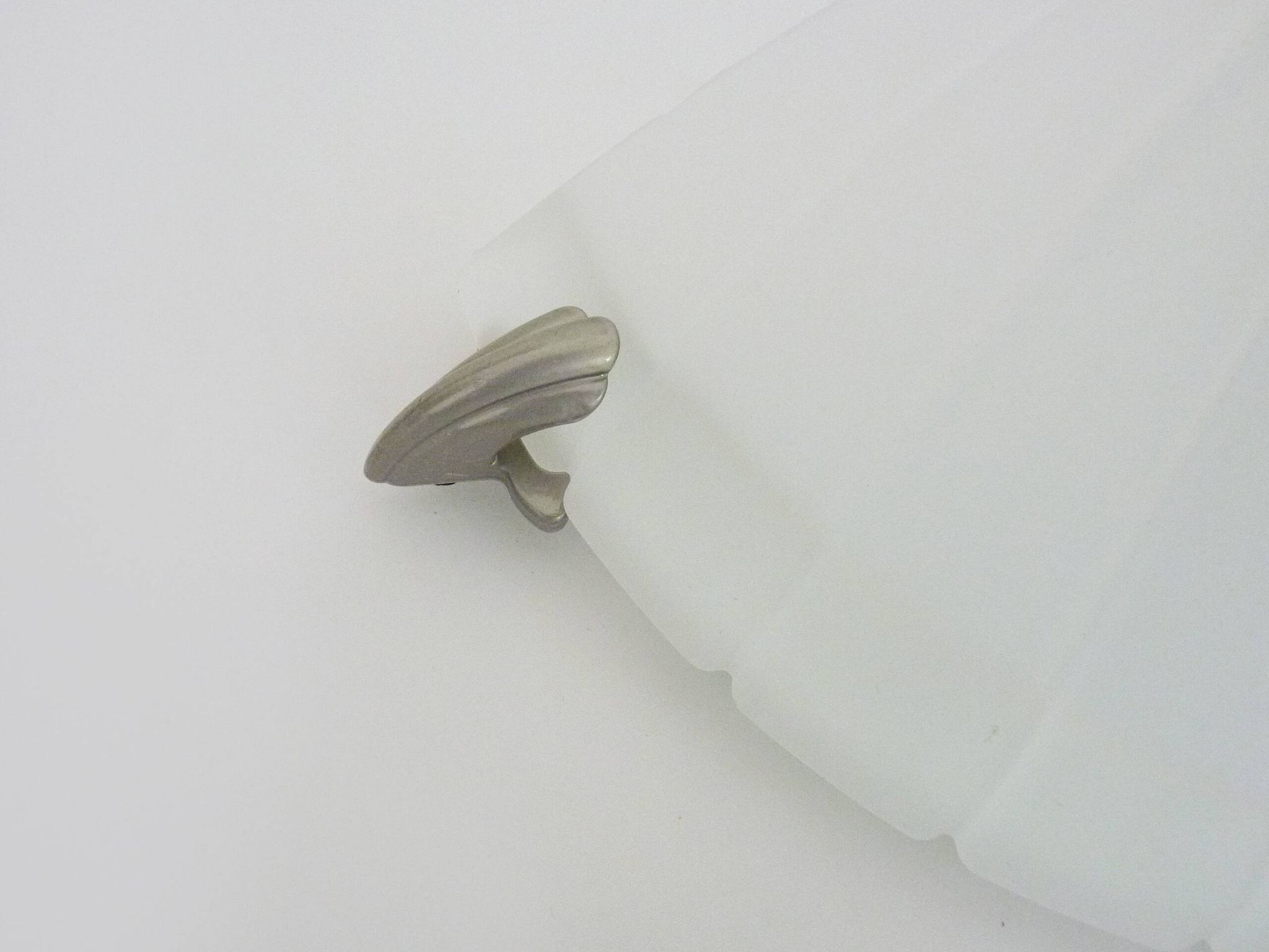 Pair of half-moon wall lights from the 1980s in Italy