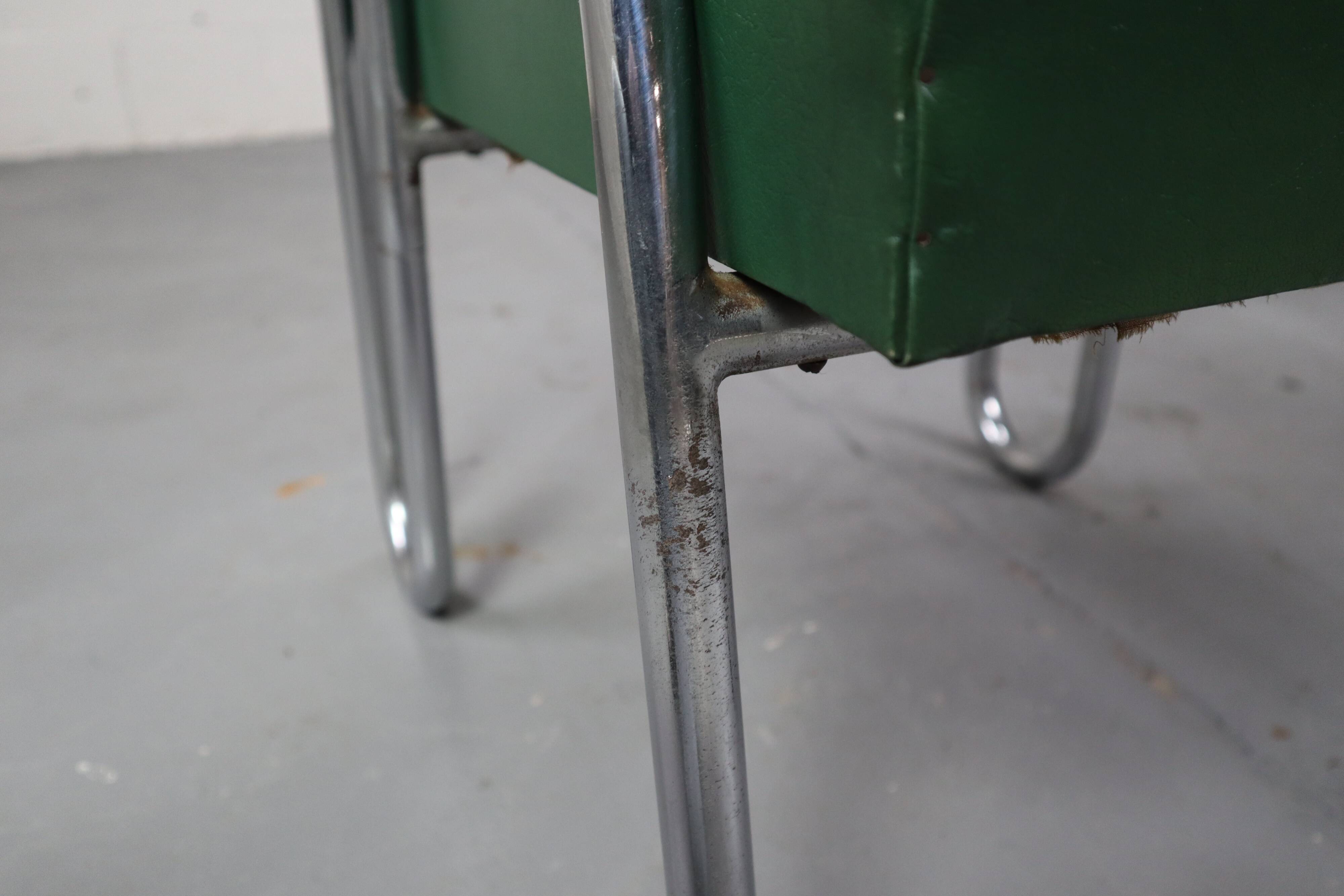 Bauhaus tubular cantilever chair, 1930's