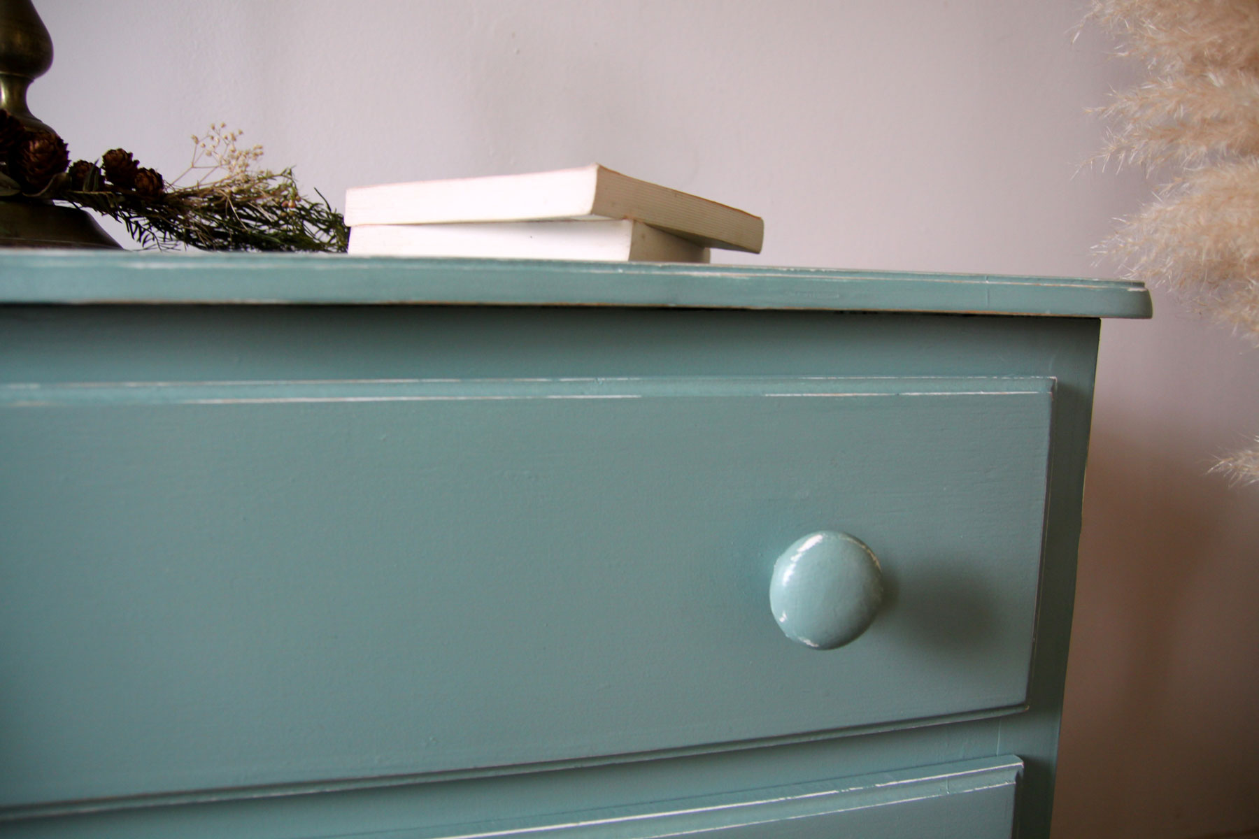 Vintage green dresser