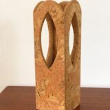 Vintage cork lamp 70s