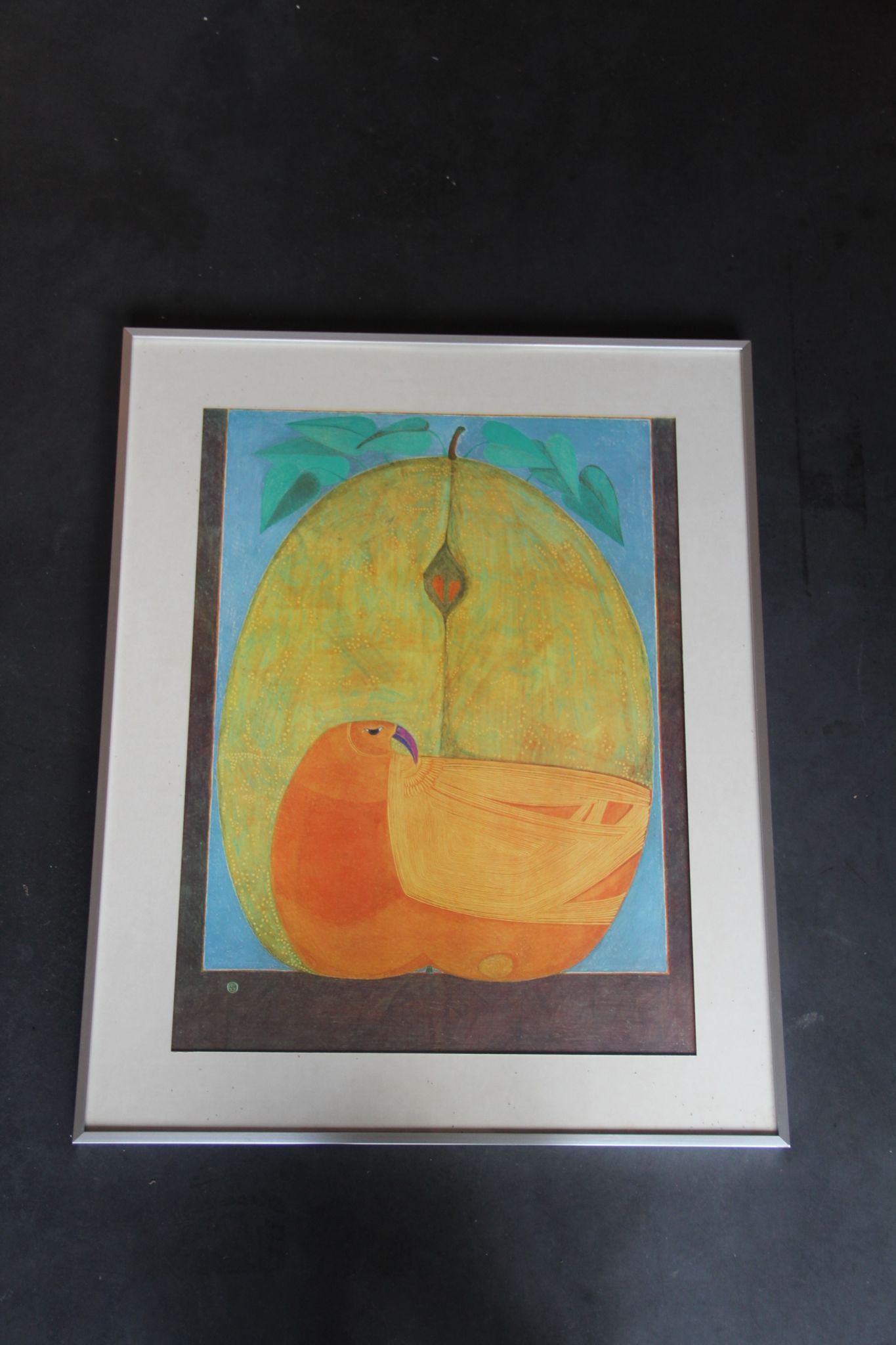 Vintage framed illustration