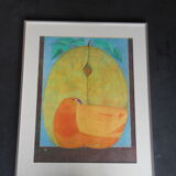 Vintage framed illustration
