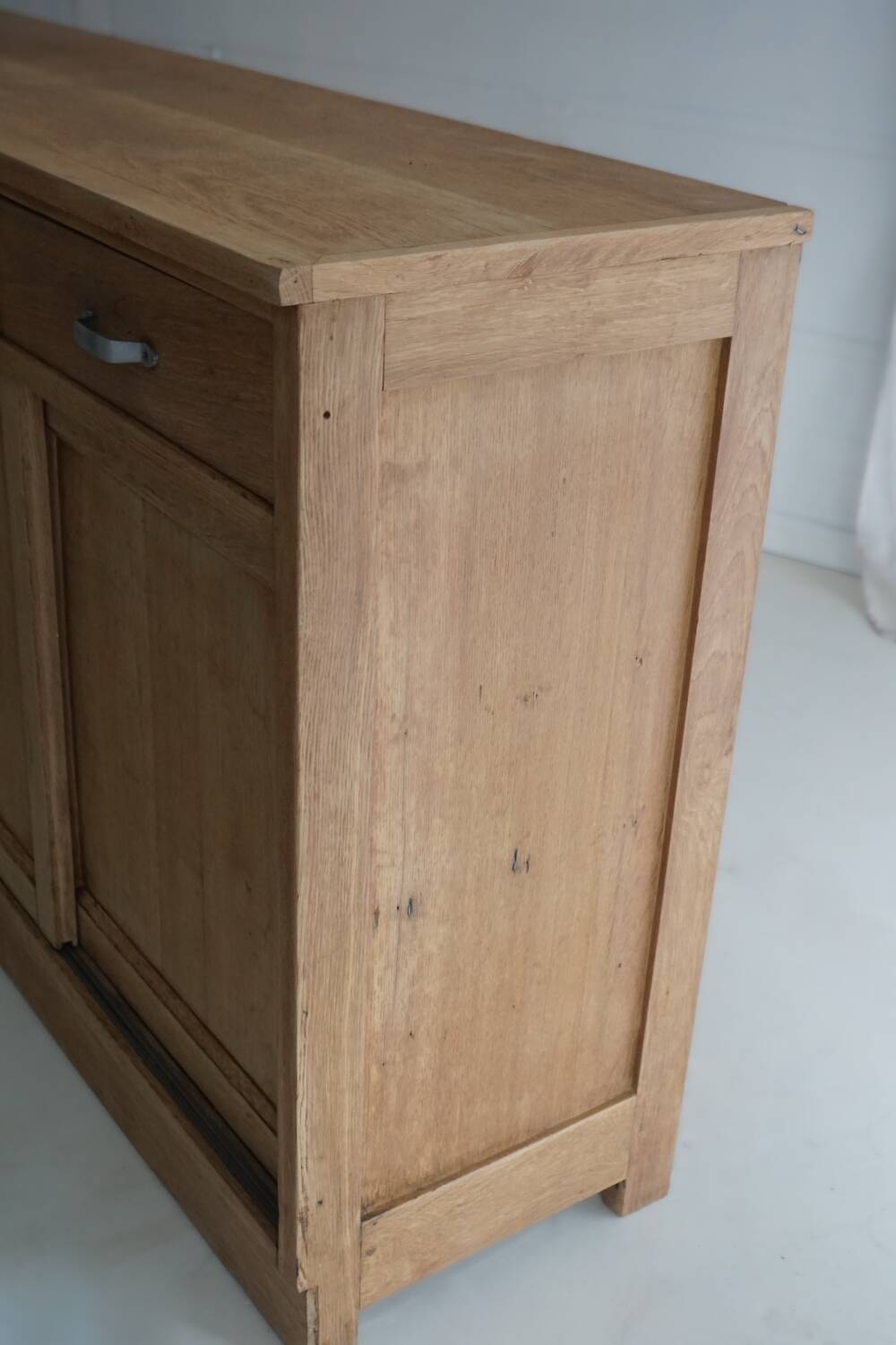 Old large pharmacy cabinet - profession / solid oak