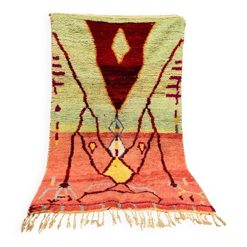 Tapis marocain en laine tissé main 3x2 m