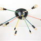 Mid-century Colourful Sputnik Chandelier, 50s