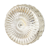 Round sconce hick glass, vintage, seventies