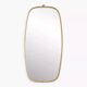 Rear view mirror and free form from the 50s - 60s on chrome frame