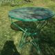 Garden iron table